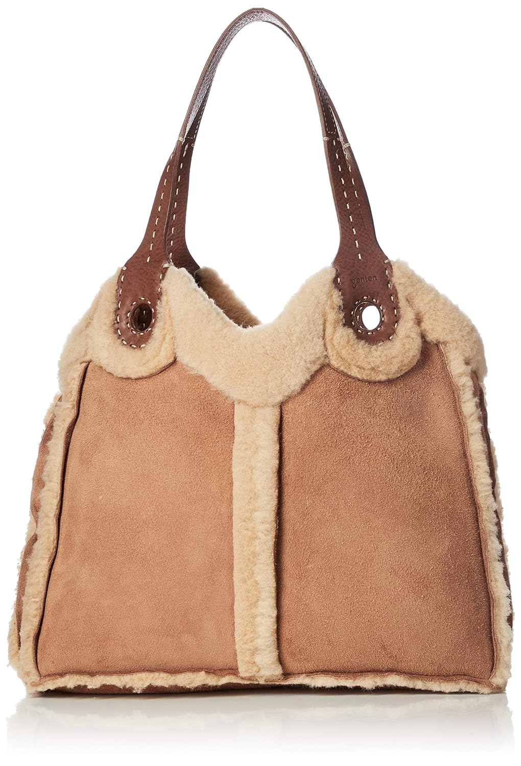 [genten]托特包 托特包 molto pecola 暗驼色 one size